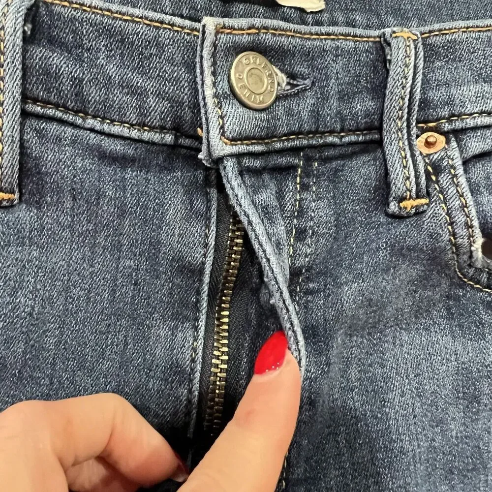 GRLFRND Jeans Sz 27 Kendall High Rise Super Stretch Skinny You‎ Me Against World